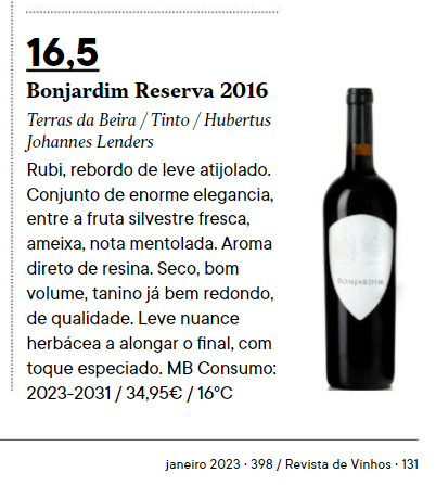 Bonjardim Red Reserva 2016 - Bonjardim Wines- Red Wine