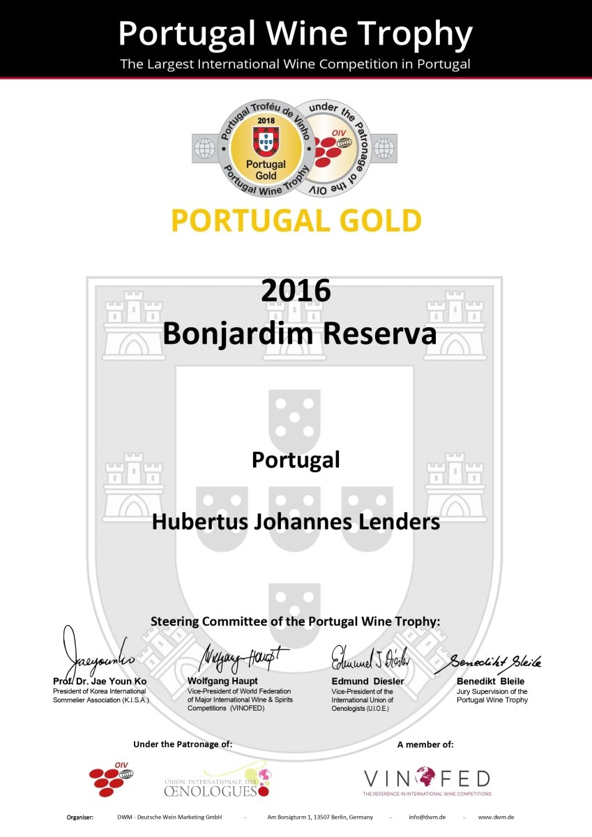 Bonjardim Red Reserva 2016 - Bonjardim Wines- Red Wine