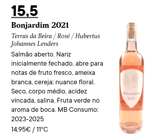 Bonjardim Rosé 2021 - Bonjardim Wines- Rosé Wine