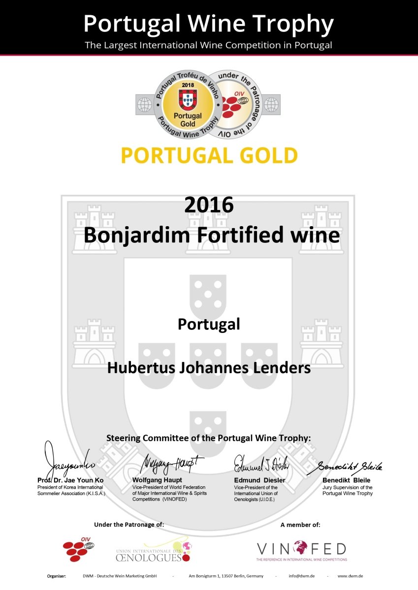 Bonjardim Vinho Fino Fortified Wine - Bonjardim Wines- Port wine